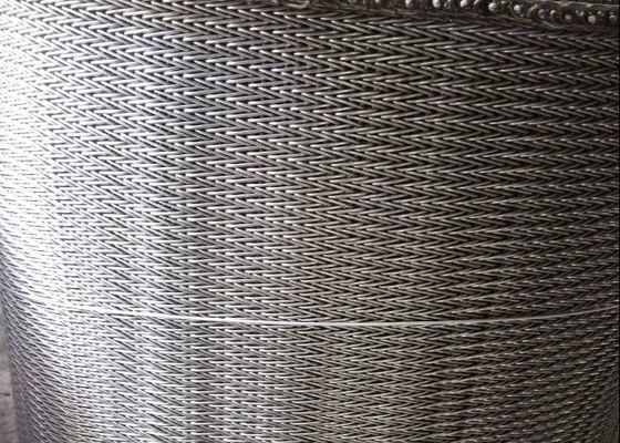 Food Grade Stainless Steel Compound Balance Weave Conveyor Belt for Baking