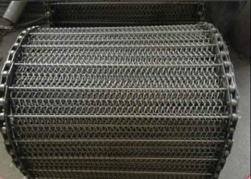 Woven Mobile Chain Mesh Conveyor Belt Stainless Steel 316