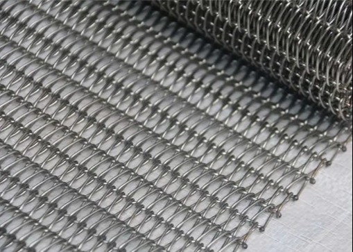 Salt Washing Balanced Weave Conveyor Belts 316l Stainless Steel