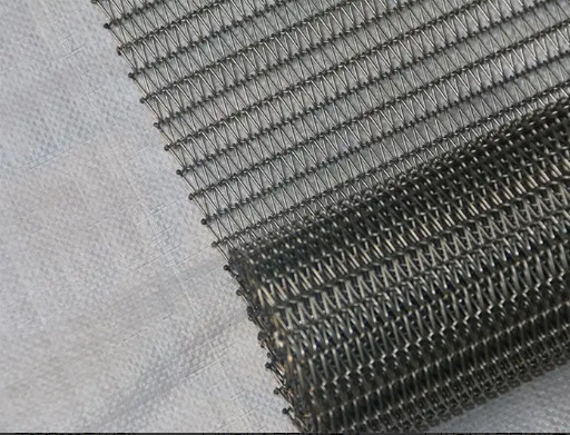 201 Stainless Steel Balanced Weave Conveyor Belts For Seafood Processing