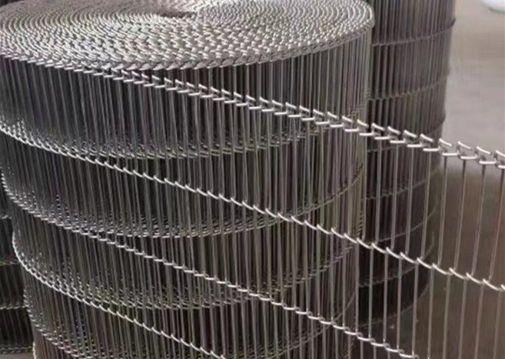 76mm-42000mm Flat Flex Conveyor Belt  Customized Rod Pitch