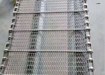 High Temperature Resistance Stainless Steel Conveyor Belt for Food Transport