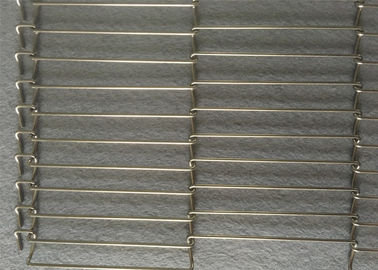 Acid Resistant Flat Flex Conveyor Belt 316L Stainless Steel For Chemical Industry