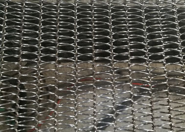 Lightest Diamond Spiral Conveyor Wire Mesh Belt To Frozen Products And Dried Food