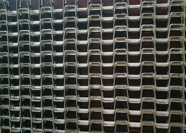 316L Honeycomb Woven Wire Conveyor Belt Anti Rust High Tensile Strength