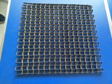 Glavanized Iron Flat Wire Mesh Belt Smooth Surface For Product Sorting System