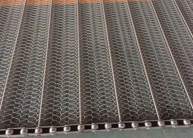 304SS Chain Wire Mesh Belts / Chain Conveyor Belts For Noodles Drying Machine