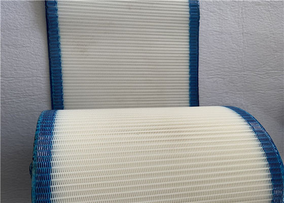 White And Blue Monofilament Polyester Mesh Belt For Drying Packing Paper