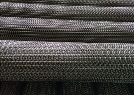 Compound Cord Weave Conveyor 310 Stainless Steel Mesh Belt For Glass Cooling