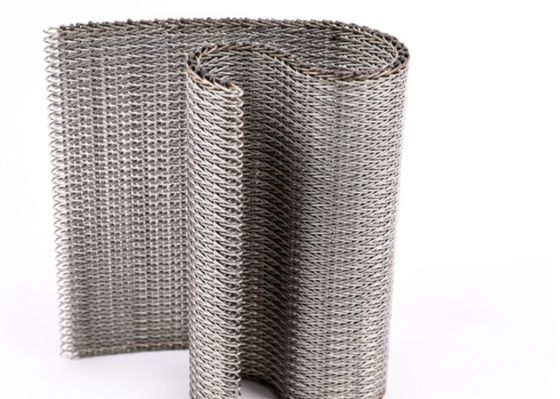 1m Width 304 Stainless Steel Compound Balanced Belt For Chemical Grain Conveying