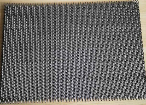 316 Stainless Steel Balanced Weave Wire Mesh Conveyor Belt For Snack Food Production