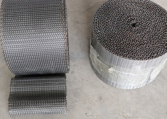 Balanced Weave Conveyor Wire Mesh Belt Food Grade 316l Stainless Steel
