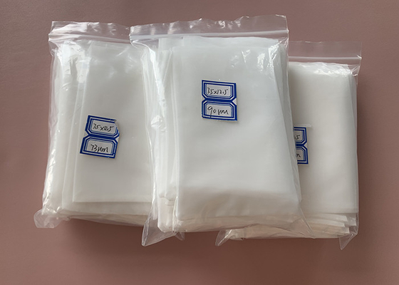 100% Nylon Rosin Press Filter Bags Customized Label White