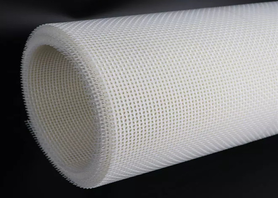 Plain Weave Square Hole Polyester Mesh Conveyor Belt For Paper Mill Industry