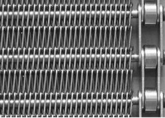 Corn Thresher Chain Mesh Conveyor Belt 201 Stainless Steel