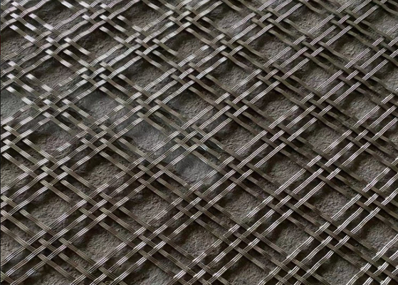 Cabinets Decorative Architectural Woven Wire Mesh 1.2mm Diameter