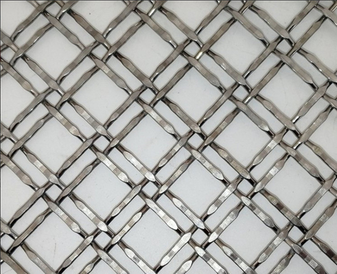 Cabinets Decorative Architectural Woven Wire Mesh 1.2mm Diameter