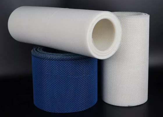 0.1m-30m Square Polyester Mesh Belt Uniform Mesh High Temperature Resistance