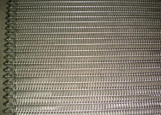 316SS Spiral Mesh Conveyor Belt For Glass Quenching And Washing Vegetables