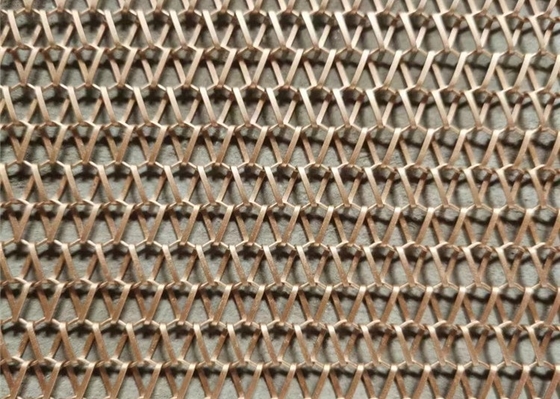 Facade Cladding Indoor 0.15mm-5mm Metal Decorative Mesh Easy Maintenance