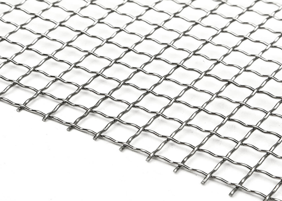 60mesh Stainless Steel Crimped Wire Mesh Ss304 SS316 Wire Mesh  Corrosion Protection