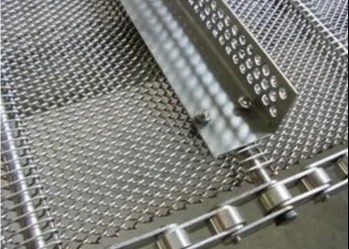 Food Processing Spiral Mesh Belt Food Grade Stainless Steel Wire