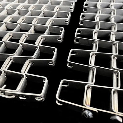 Customized 304 stainless steel Changcheng wire mesh conveyor belt with new specifications and plain weave river cleaning horsehair chain