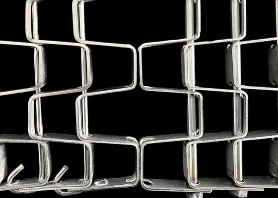 Food-grade cold-rolled stainless steel horseshoe chain conveyor belt, Great Wall mesh belt