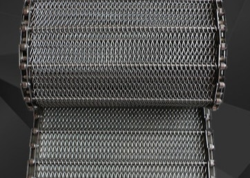 1m 1.2m 1.5m Stainless Steel Chain Mesh Conveyor Belt Customization