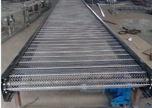 304/316 Stainless Steel Chain Mesh Conveyor Belt Customized