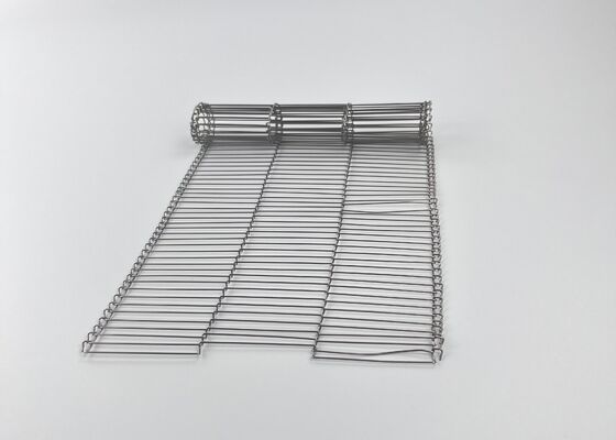 316 Stainless Steel Flat Flex Wire Mesh Conveyor Belt For Food Processing