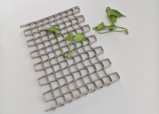 Stainless Steel Flat Wire Mesh Belt High Temperature Resistant for Food baking drying