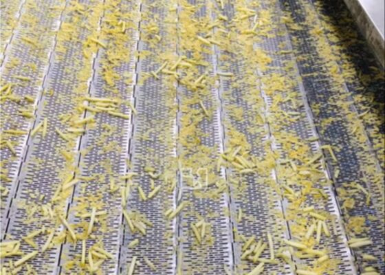 Stainless Steel Perforated Plate Conveyor Belt with Roller Chain for Industrial Conveying Systems