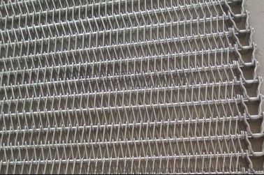 Seafood Freezer 304 316 Stainless Steel Spiral Mesh Belt