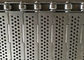 316 L Stainless Plate Link Belt , Perforated Plate Mesh For Noodles Drying