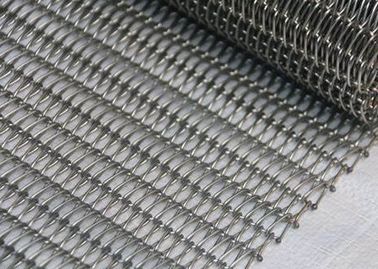 304 Balanced Weave Conveyor Belts , Wire Mesh Belt For Vegetable Washing Oven