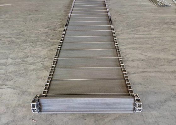 Cooling Oven 304 316 Stainless Steel Chain Mesh Conveyor Belt