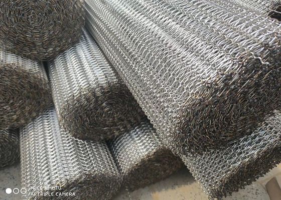 Stainless Steel Good Air Permeability Bread Cooling Oven Spiral Mesh Belt