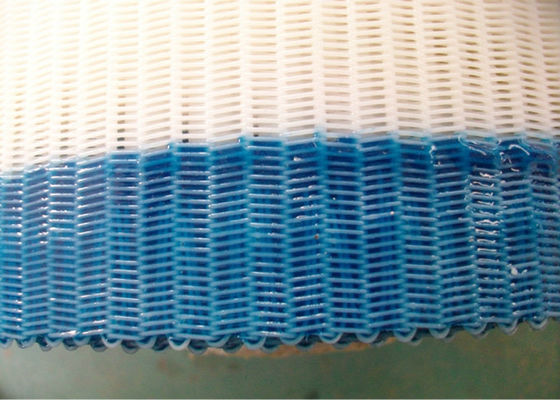 White Color 600 Cfm Polyester Mesh Belt / Paper Machine Fabric