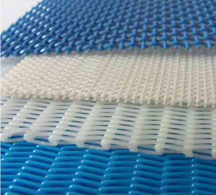 White Color 600 Cfm Polyester Mesh Belt / Paper Machine Fabric