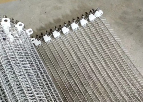 30cm Width Sus316 Ss Wire Mesh Belt Pastry Freezing