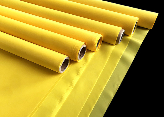 Yellow Color 150 Screen Printing Mesh Monofilament Polyester Bolting Plain Weave