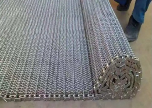 Food Grade Spiral Mesh Belt Stainless Steel For Food Factory