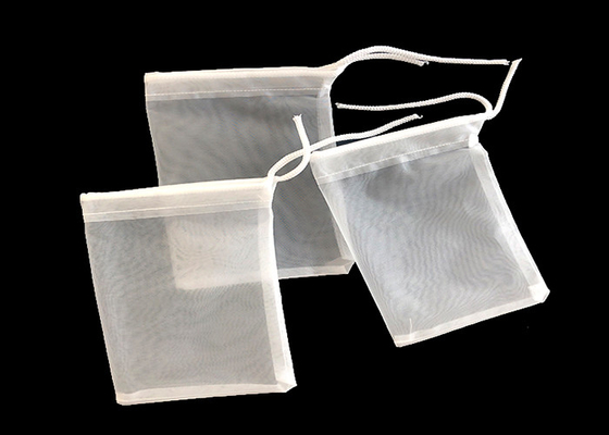 FDA certified 100% Nylon Material Monofilament White Nylon Rosin Bag 45 Micron Or Customized Size