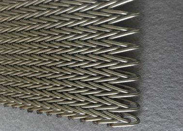 Conveying Biscuits Stainless Steel Wire Conveyor Belt With Long Working Time