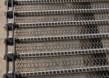 600 Degrees Resistant Chain Mesh Conveyor Belt For High Temperature Oven