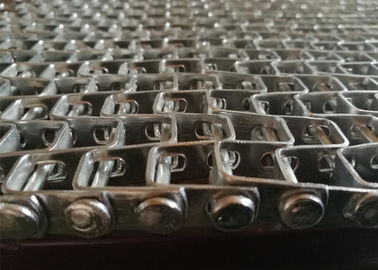 High Carbon Steel Honeycomb Belting , Conveyor Belt Flat Surface Sorting Systems