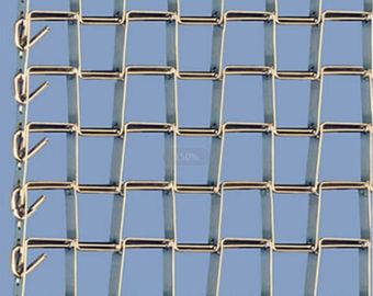 Heavy Load Flat Wire Conveyor Belt , Honeycomb Conveyor Belt 201 Stainless Steel