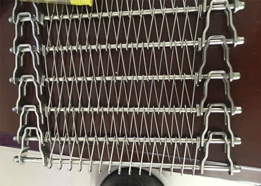 U - Shaped Edge Food Mesh Belt High Temperature Resistance For Roasting Pizza Oven