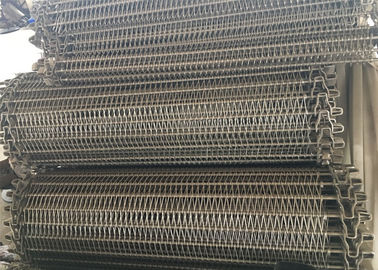 High Carbon Steel Spiral Mesh Belt Wear Resistance For Foam Production Line